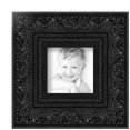 thumbnail image 2 of ArtToFrames 4" x 4" Majestic Black Picture Frame, 4x4 inch Black Wood Poster Frame (WOM-5120), 4 Pack, 2 of 6