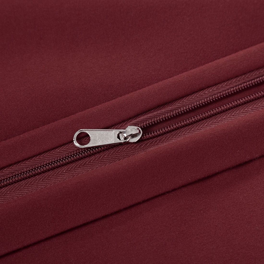 Unique Bargains 1 Pack Brushed Microfiber Body Pillowcase, 20" x 48", Burgundy