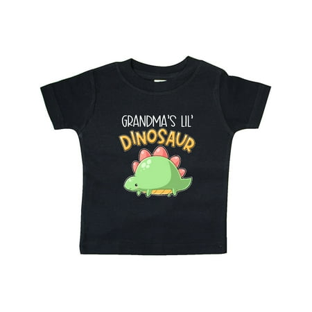 

Inktastic Grandma s Lil Dinosaur with Cute Stegosaurus Gift Baby Boy or Baby Girl T-Shirt