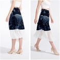 thumbnail image 4 of Constellation Chiffon Summer Beach Dress with Polyester Straps for Women, 4 of 6