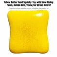 thumbnail image 2 of Yellow Butter Toast Squishy Toy with Slow Rising Foam, Jumbo Size, Yellow, for Relaxation, 2 of 3