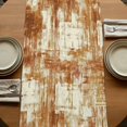 thumbnail image 5 of Table Runners 72 Inches Long Dress Scarves, Brown Ombre Farmhouse Kitchen/Dining Table Runner, Coffee Tablerunners, Gradient Abstract Art Vintage 14x72 Inch, 5 of 9