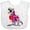 AA-White, variant on Inktastic Valentine's Day Graffiti T-Rex with Heart Shaped Candy Box Boys or Girls Baby Bib