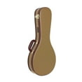 thumbnail image 4 of Crossrock Étui Rigide en Bois de Luxe pour Mandoline en Forme de A, Tweed Vinyle (CRW600MATW), 4 of 4