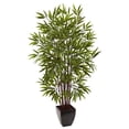 thumbnail image 1 of Nearly Natural 5Ft. Bamboo Silk Tree With Planter, 1 of 1