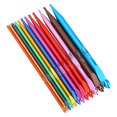 thumbnail image 1 of Juego De Ganchillo Tunecino, Gancho De Tejer Tunecino, Colorido, 12 Piezas, Desmontable, Suavemente Pulido, Resistente Para Cojines, 1 of 7