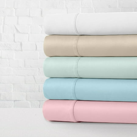 100% Cotton Percale Crisp & Cool 300 Thread Count 4-Piece Sheet Set