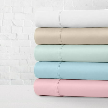 100% Cotton Percale Crisp & Cool 300 Thread Count 4-Piece Sheet (Best Cool Crisp Bed Sheets)