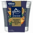 thumbnail image 1 of Glade® Scented Candle Air Freshener, Bourbon Spice & Everything Nice™, Stocking Stuffer, 1 of 5