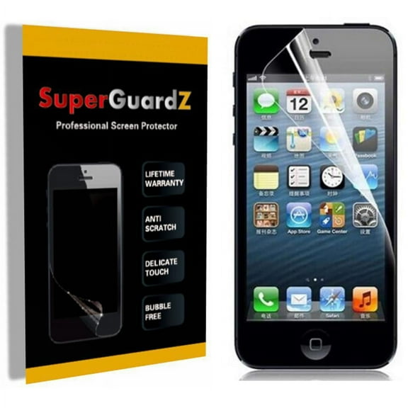 [8-Pack] For iPhone SE (2016 Release) - SuperGuardZ Ultra Clear Screen Protector [Anti-Scratch, Anti-Bubble]   4-in-1 LED Stylus Pen