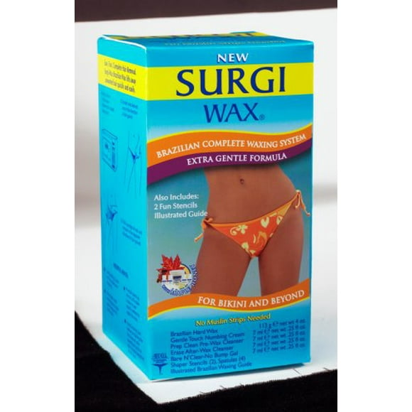 Surgi-wax Brazilian Complete Waxing System For Bikini And Beyond, 4.8-Ounce Boxes