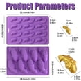 thumbnail image 3 of Silicone Carp Cake Molds, Candy Molds, 8-Cavity Chocolate Molds, Ice Molds, Cupcake Molds, Versatile Cookie and Dessert Molds for Baking, Unique Carp Cakes Molds 11.22x6.42 Inch (1Pcs), 3 of 8
