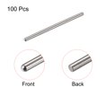 thumbnail image 3 of Unique Bargains 1x18mm Cheville Broches, 100 Pack Tête Ronde Chanfreiné Fin Broche, 3 of 6