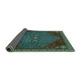 thumbnail image 2 of Ahgly Company Indoor Rectangle Persian Turquoise Blue Traditional Area Rugs, 5' x 8', 2 of 4