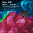 thumbnail image 2 of Pink and Red Roses RGB Gaming Mouse Pad Large Keyboard Mat Rubber Base 13 Light Modes, 2 of 6