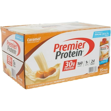 Premier Protein High Protein Shake Caramel 11 Fluid Ounce (15 Pack)