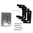 thumbnail image 4 of CRL BWM1CH International Series Wall Mount Full Back Plate Beveled Edge Hinge Chrome, 4 of 4