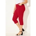 thumbnail image 3 of Catherines Women's Plus Size Petite The Knit Jean Capri (With Pockets), 3 of 4