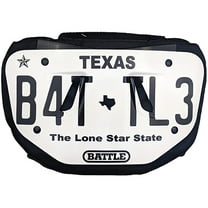Battle Sports Adult License Plate Protective Football Back Plate - Texas