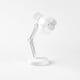 thumbnail image 2 of Lámpara de mesa de lectura plegable LED portátil pequeña amarilla, luz nocturna con ventosa magnética pequeña para escritorio, protección ocular, 2 of 5