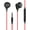 Black/Red, variant on Kamon Wired Earbuds with Mic, in-Ear Earphones Headphones, HiFi Stereo, Powerful Bass & Crystal Clear Audio, Compatible with iPhone, iPad, Android, PC Laptop Most with 3.5mm Jack (Black 518)