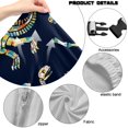 thumbnail image 6 of Jiueut Dinosaur Fossils Print Gaming Chair Cover Set of 4, Wear Resistant High Back Computer Chair Cover with Stretchable Band Universal Rotating Chair Protection with Armrest Cover, 6 of 7