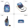 thumbnail image 4 of Women's Crossbody Handbag Shoulder Handbag 5.91x3.15x8.27 Inch Bank Card Bag Cash Bag Key Bag Frozen Palace Ice Snow, 4 of 7