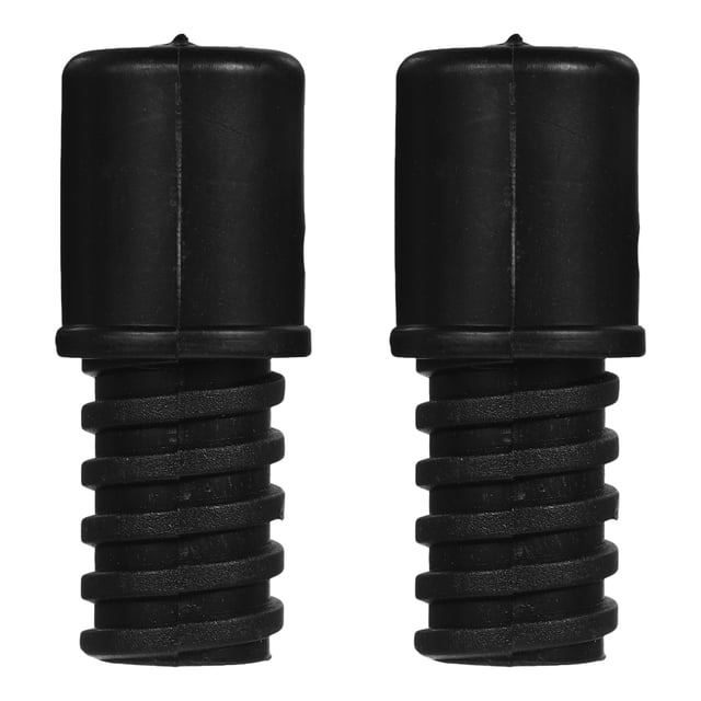 2pcs Cleaning Mop End Cap Replacement Mop Handle Replacement Grip Handle For Dustpan Rod