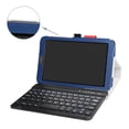 thumbnail image 5 of Labanema 8.0" Samsung Galaxy Tab A 8.0 2018 SM-T387 Bluetooth Keyboard Case, PU Leather Folio Stand Protective Case, Cover for 8.0" Samsung Galaxy Tab A 8.0 2018 SM-T387 (Blue), 5 of 6