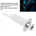 thumbnail image 4 of Metal Guitar Output Jack Socket 6.35mm Universal Interface Endpin Pickup for Guitar Acoustic Electric Strong Compatibility, 4 of 7