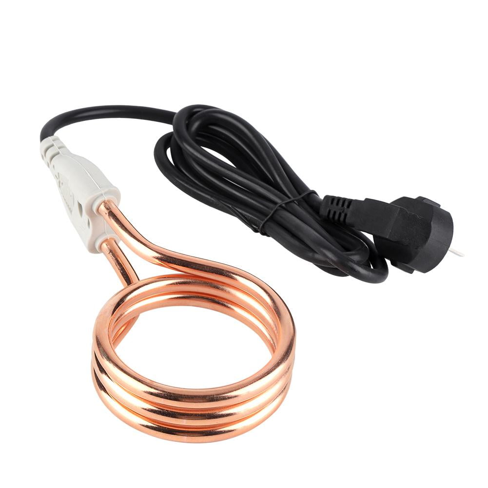 WALFRONT Portable water boiler, Immersion water boiler,250V/1800W Travel Heater Portable Mini