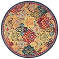 thumbnail image 2 of SAFAVIEH Aspen APN514M Handmade Blue / Orange Rug, 2 of 7