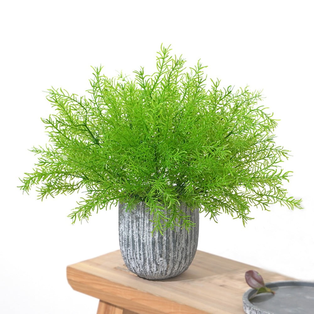 Large Lifelike Artificial Fern Foliage Plastic Bush Plants Indoor outdoor Decor Large Lifelike Artificial Fern Foliage Plastic Bush Plants Indoor outdoor Decor