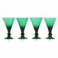 thumbnail image 6 of Martha Stewart Crispa 10 Ounce Handmade Jade Green Insulated Martini Glasses - Set of 4, 6 of 6
