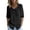 Black, variant on Womens Linen Blend Tops Floral Jacquard Button Up Puff Cuff Blouse Peter Pan Collar Long Sleeve Loose Fit Casual Tunic Top Sky Blue L