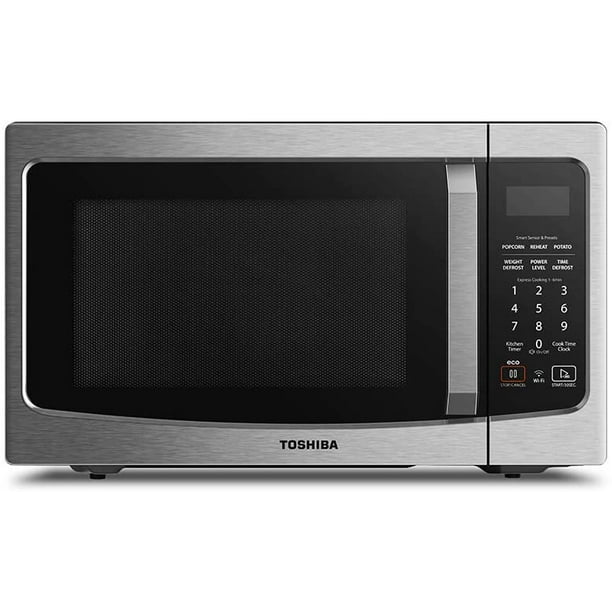 Toshiba MLEM34P(SS) Smart Countertop Microwave Oven Works with Alexa