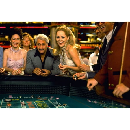 Sharon Stone in Casino at craps table Las Vegas 24x36 (Best Vegas Casino For Craps)