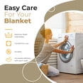 thumbnail image 4 of Superior Metro Chevron All-Season Cotton Blanket, Twin, Sage, 4 of 6