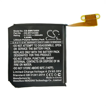 250mAh EB-BR720ABE Battery for Samsung R732 R720X SM-R720 Gear S2 Classic SM-R732 Gear S2 R7200