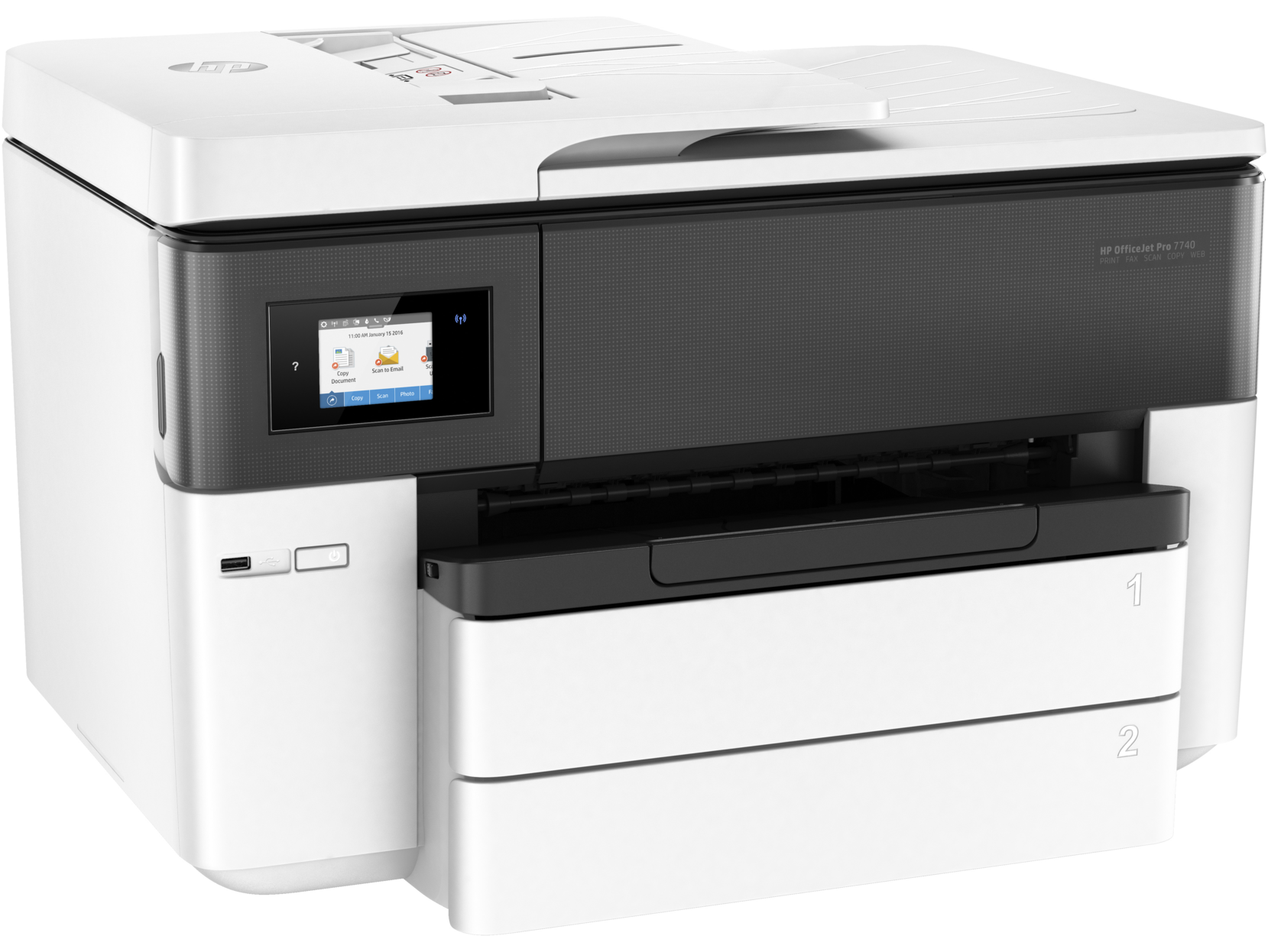 OfficeJet Pro 7740 Wide Format Wireless All-In-One Thermal Inkjet Printer - Print, Copy, Scan, Fax - image 4 of 7