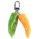 thumbnail image 1 of Sonducket Cadena anillo Chilli portátil casa coche llavero portátil mochila bolso colgante llavero colgante joyería mujer hombre Accesorios de disfraces Verde amarillo, 1 of 6