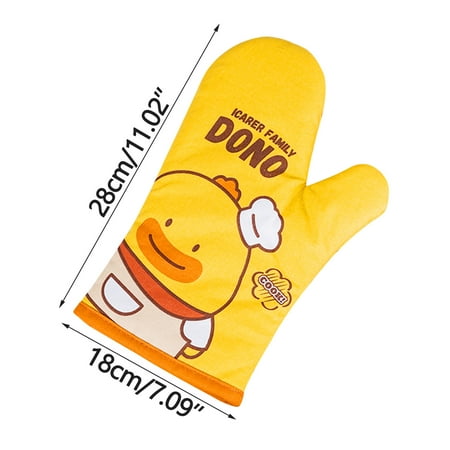

BKFYDLS Kitchen Tools and Kitchen Decor in Home Microwave Gloves Anti-scalding Insulation Oven Special Kitchen Baking Thickened High-Temperature Steamer Heat-proof Artifact on Clearance