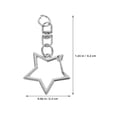 thumbnail image 2 of OUNONA 30Ud Para Llaveros Metal Cristal Plata Con Clip Giratorio Y Resistente, 2 of 8