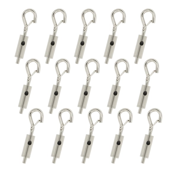 YQL Portable Hook & Eye Turnbuckle Tension for 1/16-3/32 Galvanized /304/316 Stainless Steel Cable Guide Wire Rope Light Hanging Suspension Accessori