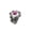 Red, variant on Unisex Punk Style Retro Eagle Claw Eye Ring Alloy Fashion Jewelry Gold Plated