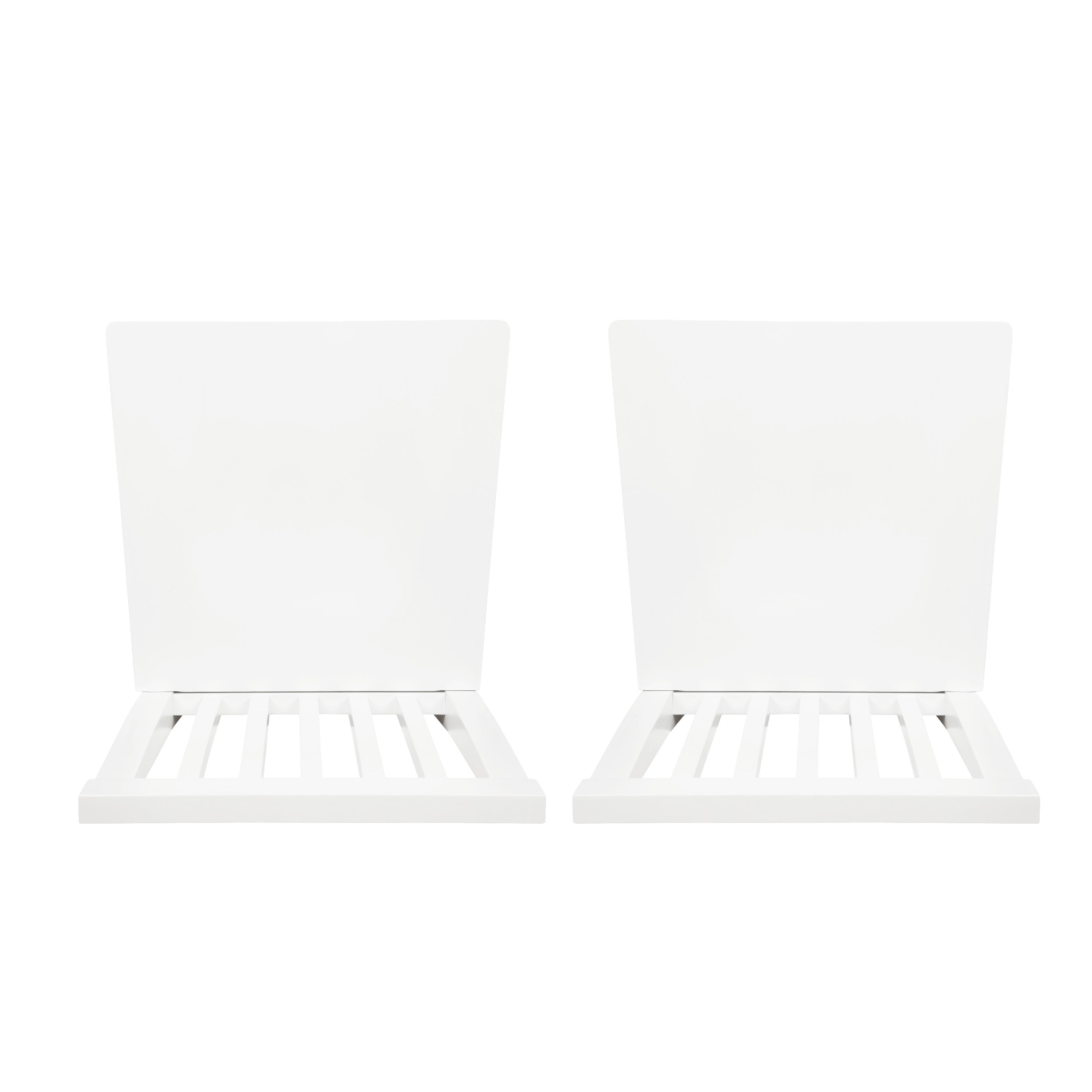 Linon Percival Indoor Wood Dining Side Chair, Set of 2, White