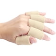 thumbnail image 4 of Workhe 10Pcs Nylon Knuckles Sleeve Thumb Protection Sheath for Sports Nylon Knuckles Sleeve Breathable Braces, Skin Color, 4 of 9