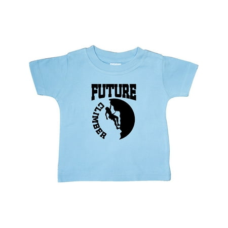 

Inktastic Climbing Future Climber Gift Baby Boy or Baby Girl T-Shirt