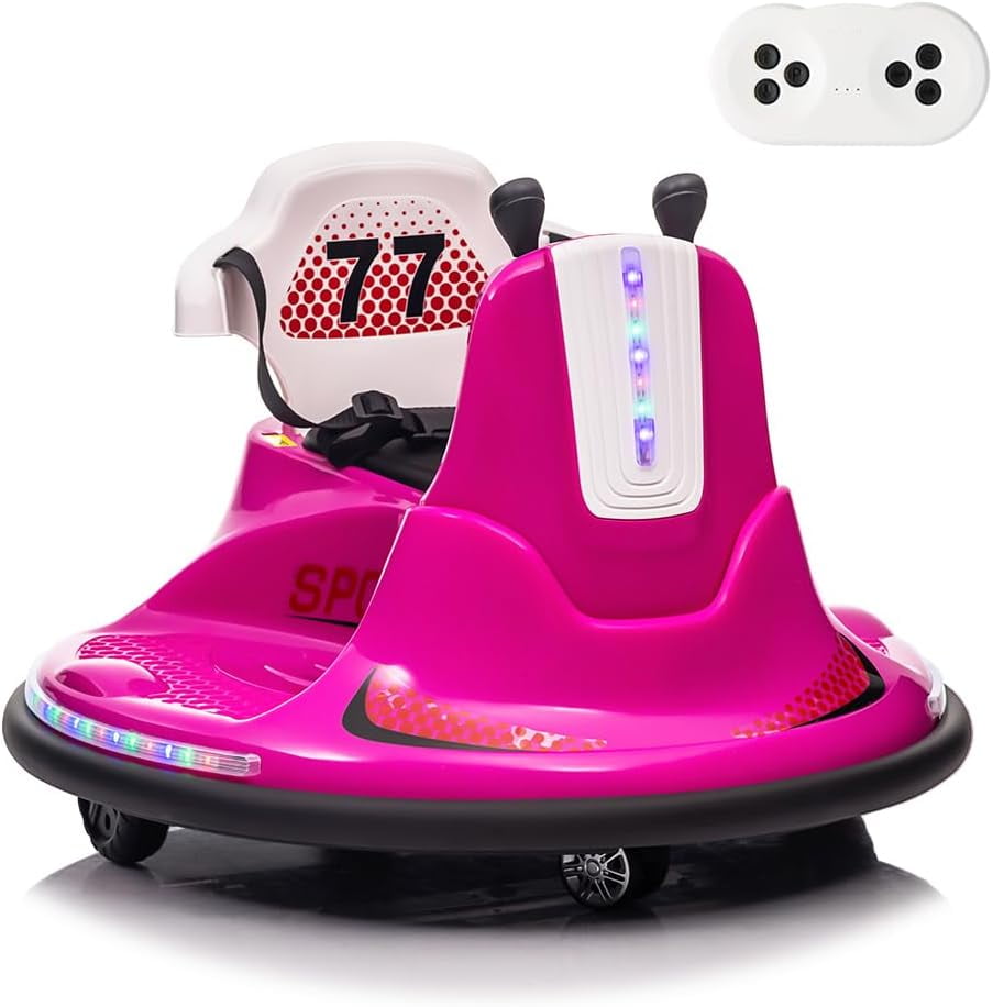 Kids Ride on Bumper Car, Electric Ride On Car with Remote Control