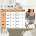 thumbnail image 4 of SHIBEVER Cap Sleeve Tops for Women Summer Tops Basic Tee Shirts Casual Loose Fit Fashion Crew Neck White Stripe Womens Clothes Tunic, 4 of 6
